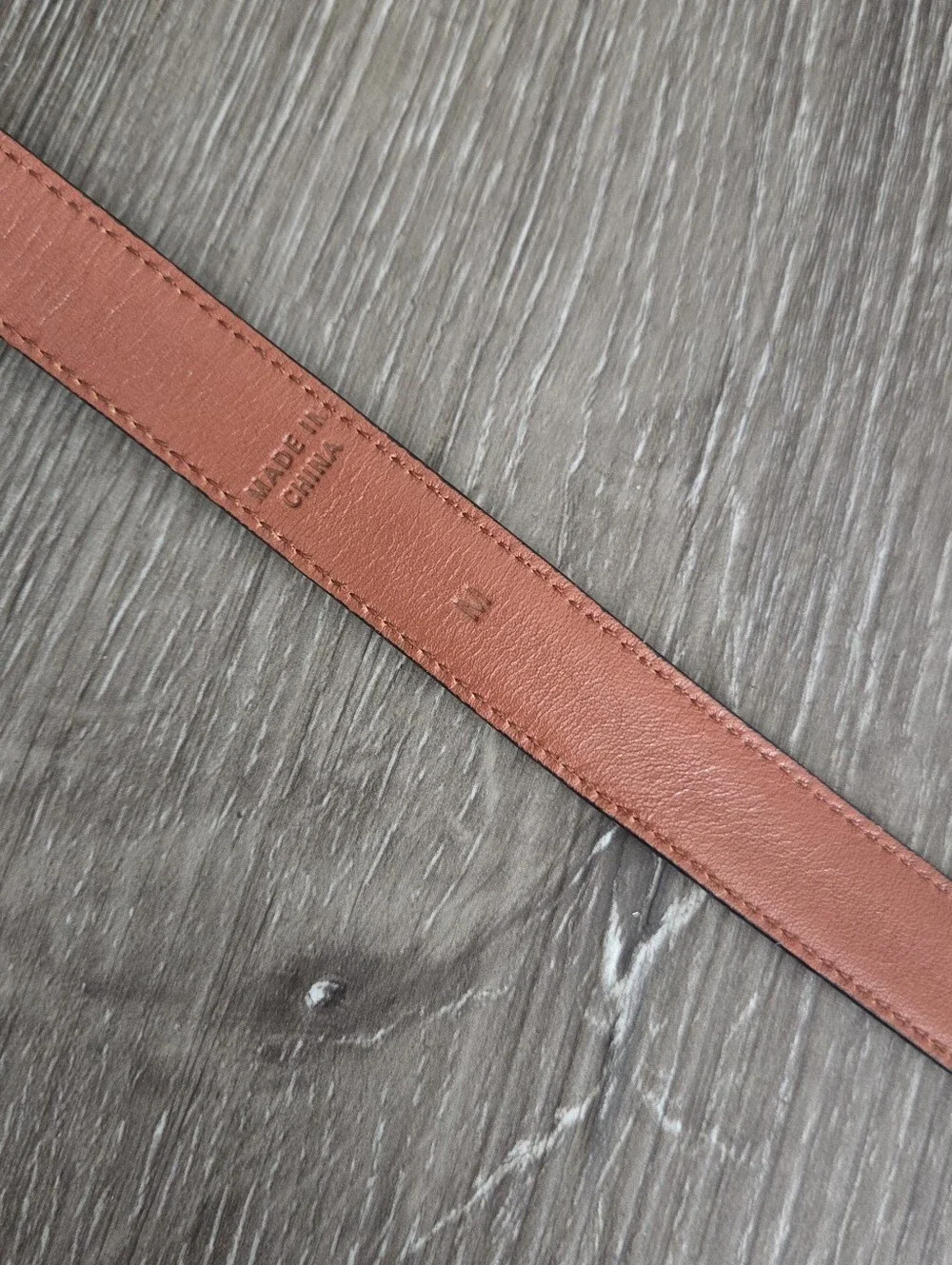Ralph Lauren Skinny Black Leather Belt Medium